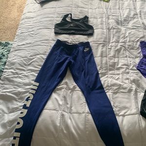 Nike bra and leggings